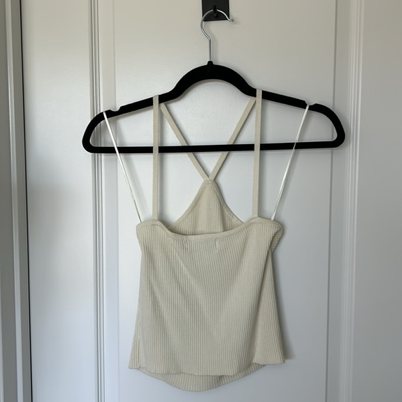 Tori Halter Ribbed top- 1. - Picture 7 of 7